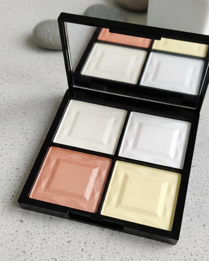 ৪-ইন-১ হাইলাইটার ও কনট্যুর ফেস প্যালেট - লুমিনাস ফিনিশ
