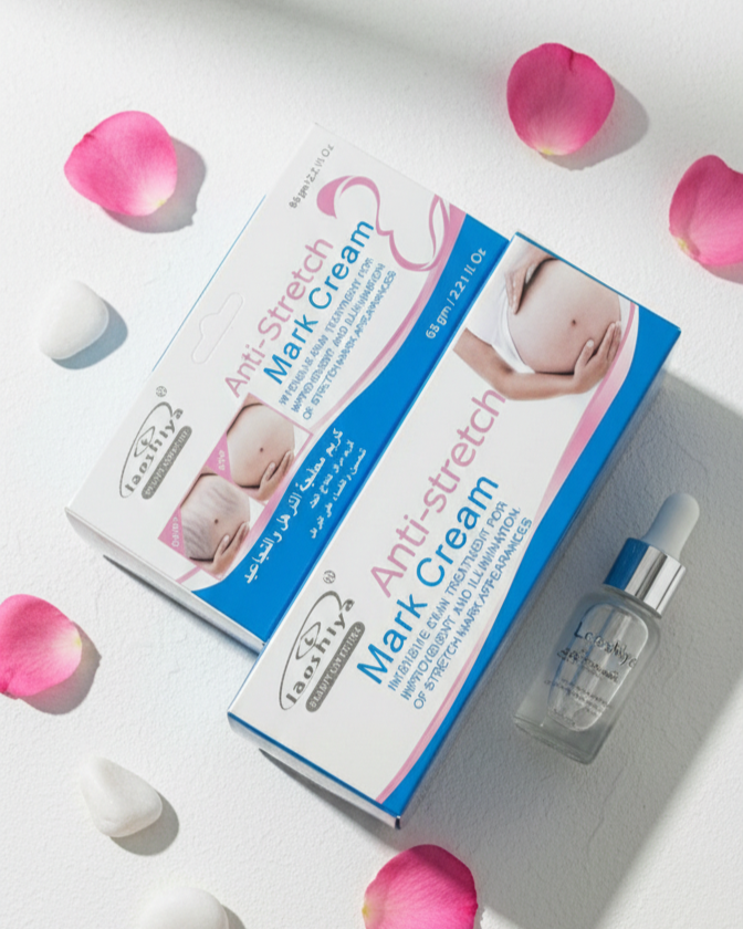 Laoshiya Anti-Stretch Mark Cream - Advanced Skin Treatment (63g)