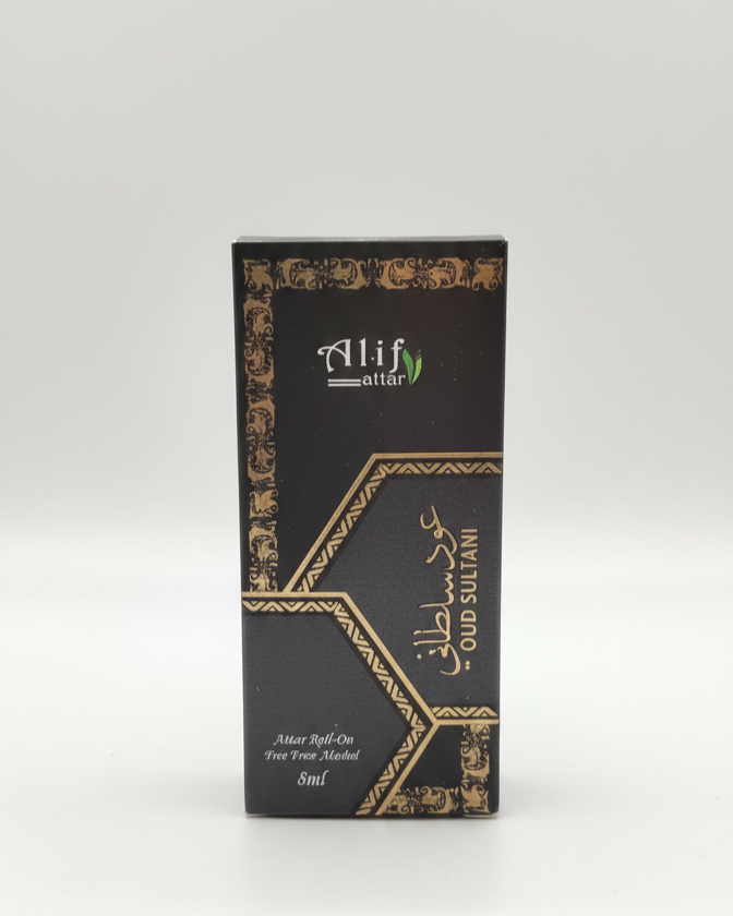 Alif Attar - Oud Sultani | ৮ মিলি প্রিমিয়াম অ্যালকোহল মুক্ত আতর রোল-অন