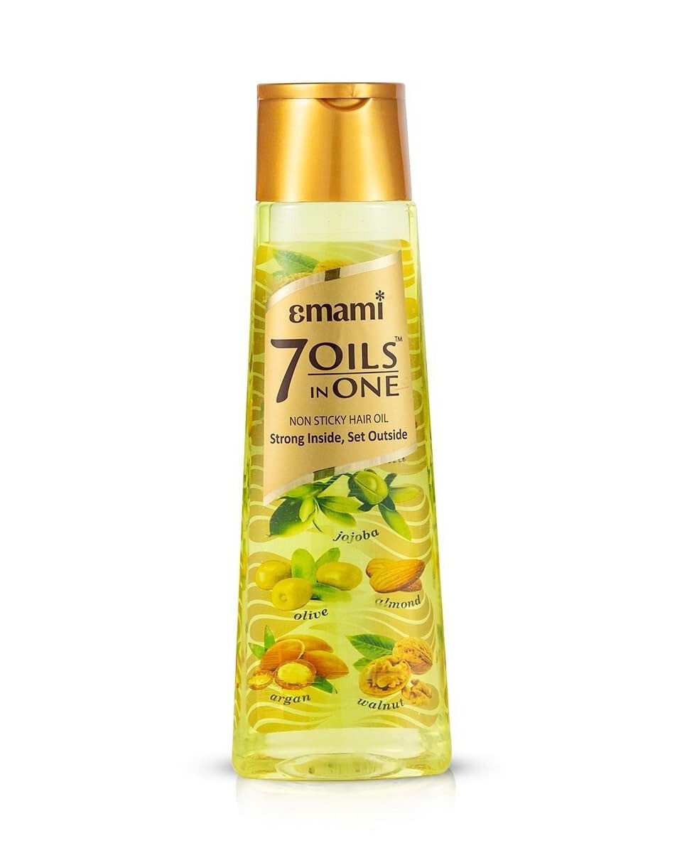 Emami 7 Oils in One - Non-Sticky Hair Oil for Strong & Shiny Hair (200ml)