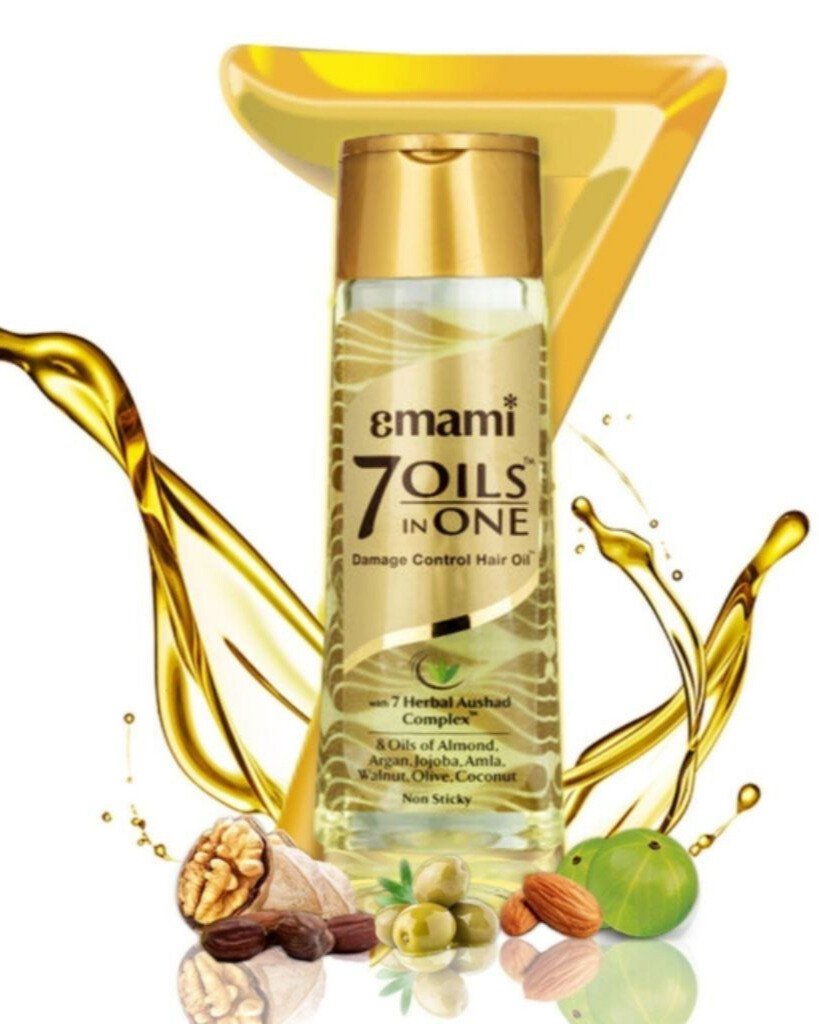 Emami 7 Oils in One - Non-Sticky Hair Oil for Strong & Shiny Hair (100ml/)