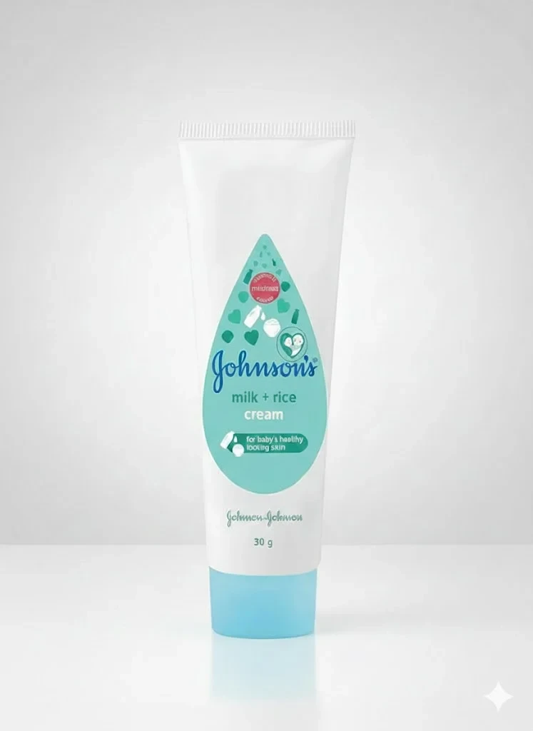 Johnson's Milk + Rice Cream (30g) | দুধ ও চালের নির্যাসে শিশুর সুস্থ-সুন্দর ত্বক